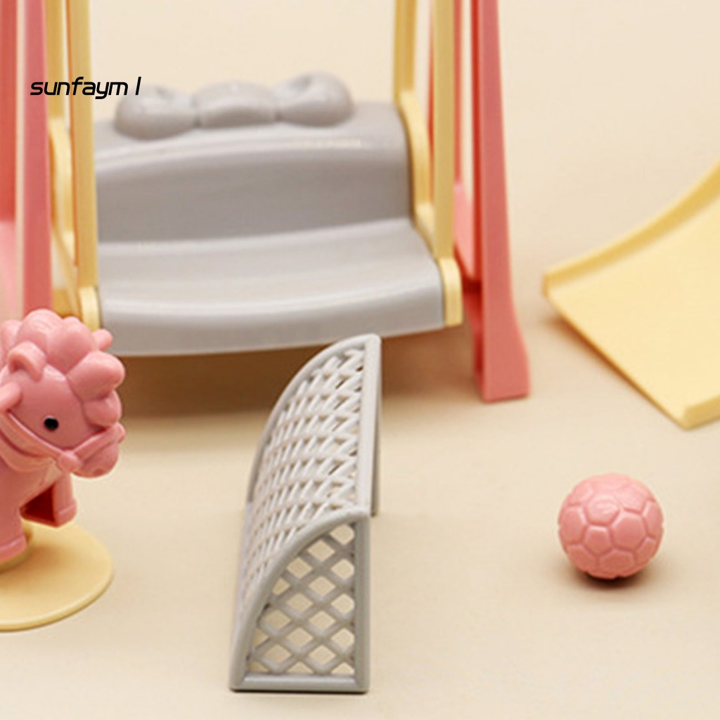 1 Set Mô Hình Xích Đu Đồ Chơi Bằng Nhựa Không Phai Màu Trang Trí Nhà Búp Bê