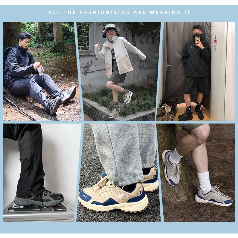 Giày thể thao CAMEL FB22236784 chống trượt/ chống nước thời trang cho nữ