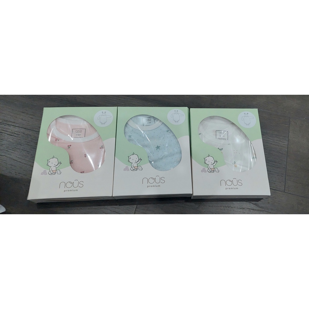 Body Chip Dài Tay Thu Đông Bé Trai, Bé Gái, Body Chip NOUS PREMIUM Cao Cấp 3M-12M