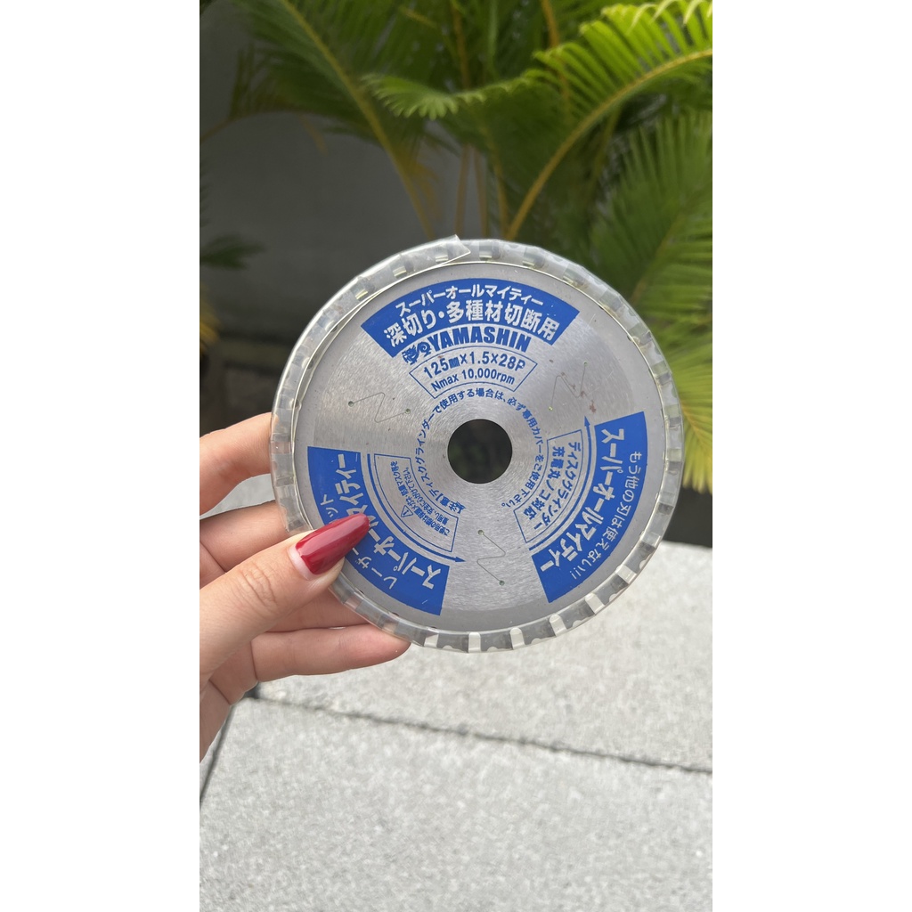 LƯỠI CẮT SẮT HỢP KIM YAMASHIN NHẬT BẢN 125MM
