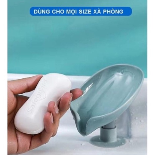 [Mã LIFE1511A giảm 10% đơn 50K] Khay Nhựa Để Xà Phòng Nhà Tắm Sạch Sẽ Hình Lá | BigBuy360 - bigbuy360.vn