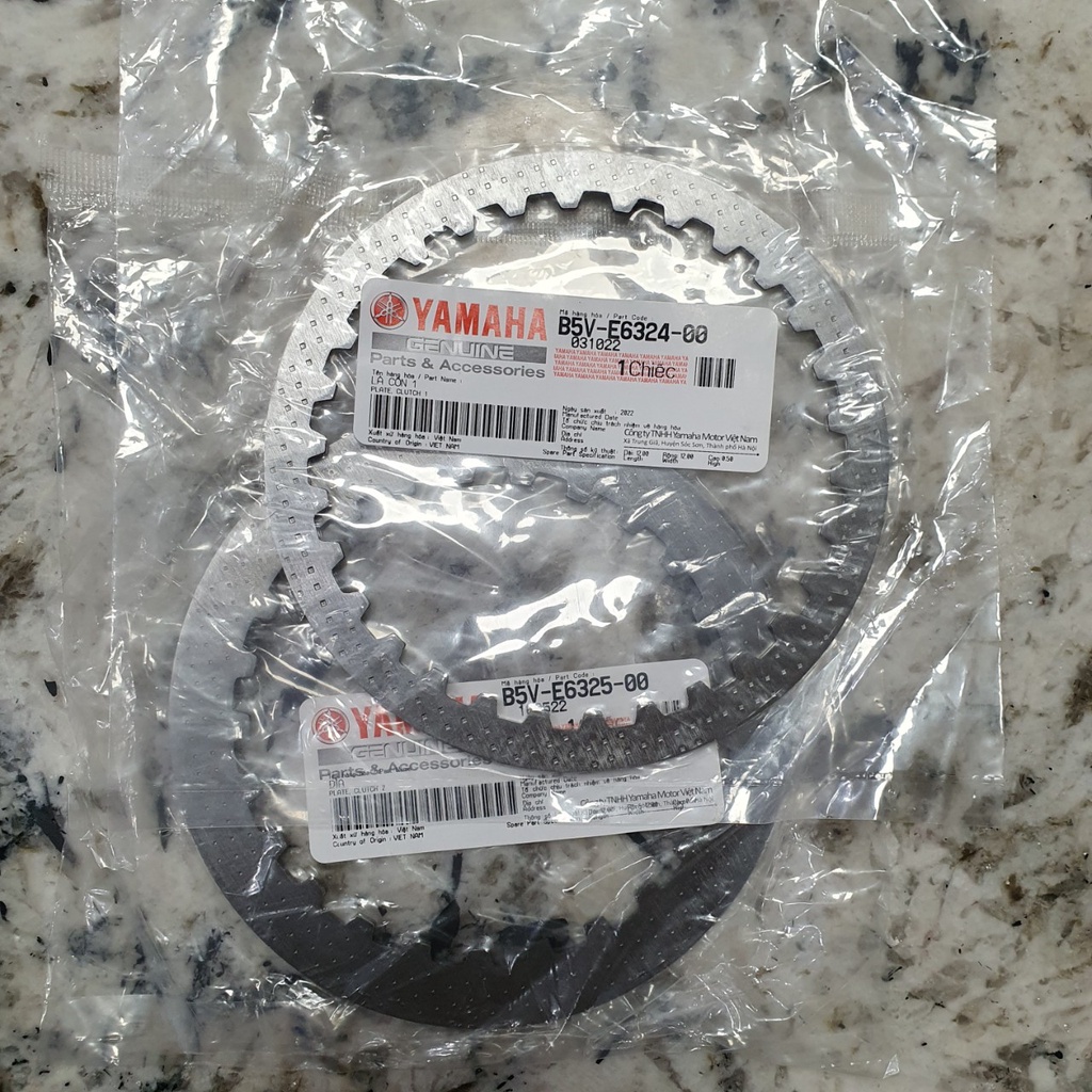 Bộ lá côn, lá bố R15v3 MT15 Exciter 155 FZ155i Slipper Clutch chính hãng Yamaha