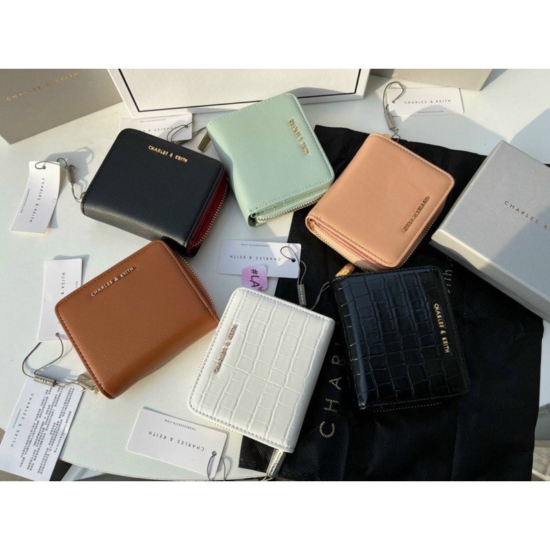 VÍ NỮ CNK MINI CÓ KHÓA KÉO BÊN HÔNG BÓP NGẮN CNK HOT TREND 10 CM FULLBOX SMANO BAGS HỎA TỐC