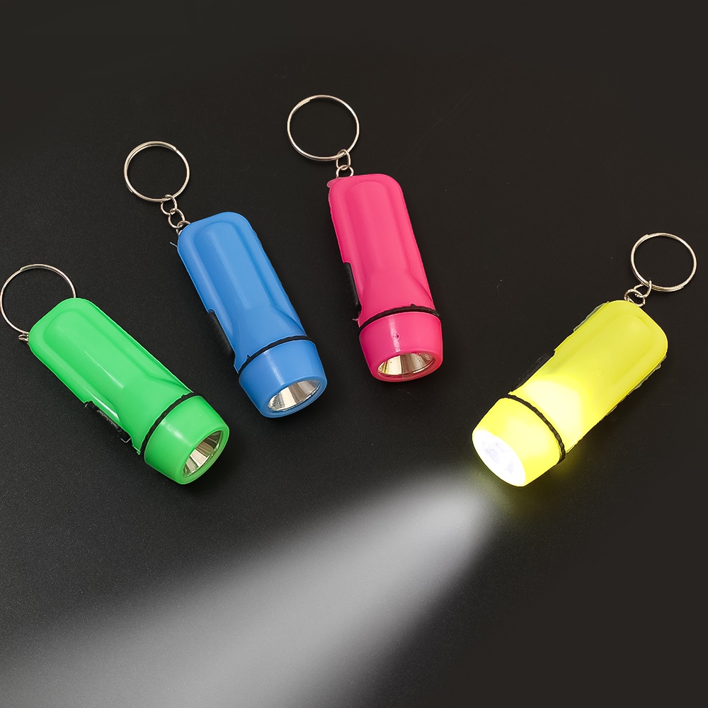 Đèn Pin LED Mini Có Móc Khóa Tiện Lợi