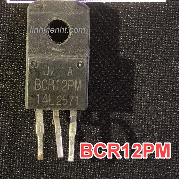 BCR12PM-14L Túi 5 con Triac BCR12PM 14L 12A 700V TO-220 tháo máy thay thế BCR12PM BCR12PM-12RE