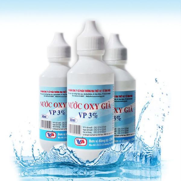 NƯỚC OXY GIÀ GIÚP SÁT KHUẨN VẾT THƯƠNG 60ml