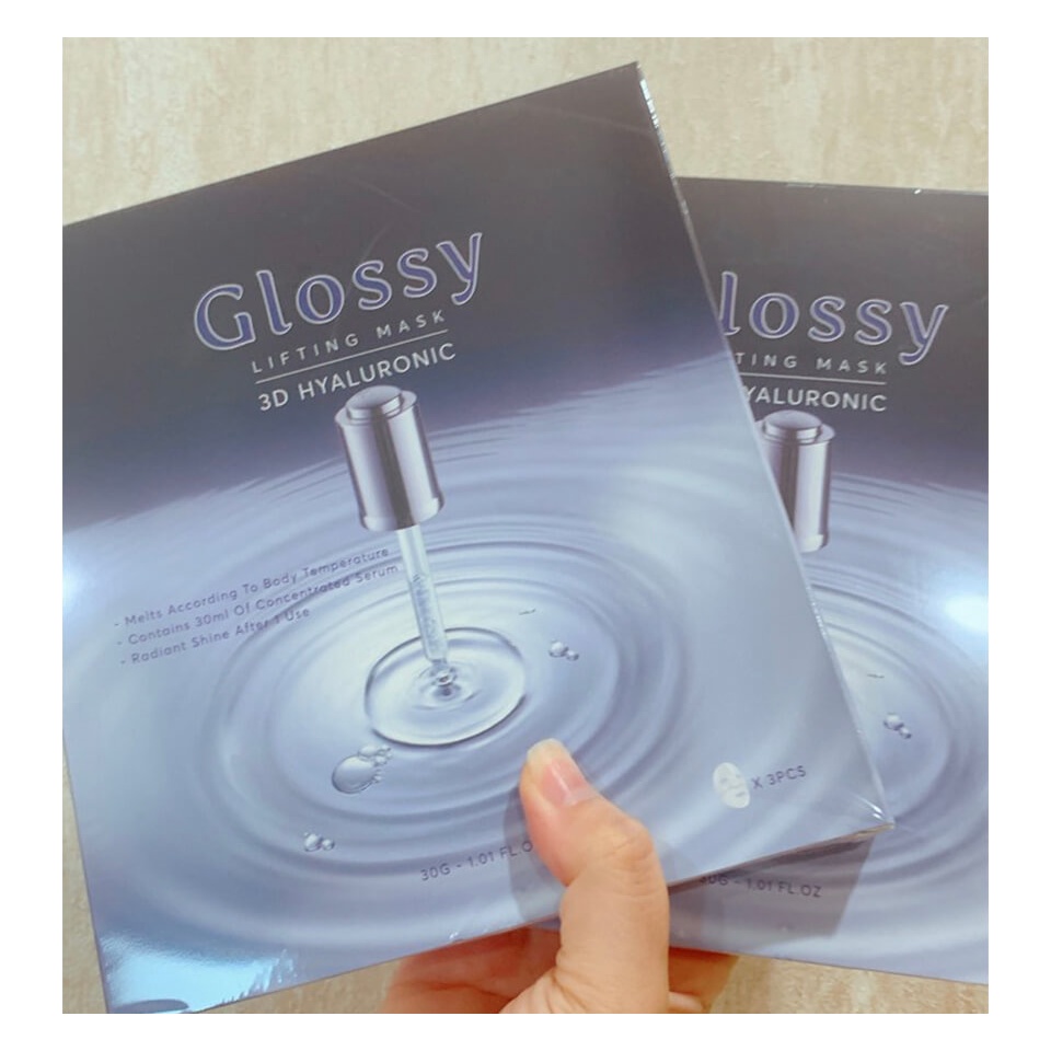 Glossy 3D Hyaluronic Nạ Căng Bóng Trẻ Hoá Da