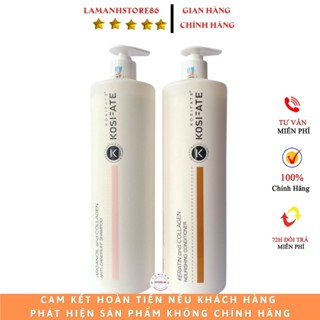 Dầu Gội xả dưỡng sinh KOSIFATE PHỤC HỒI ĐA TẦNG TÓC HƯ TỔN, mềm mượt, ngăn gàu, kiềm dầu