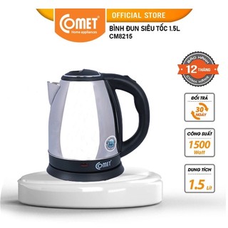 Bình đun siêu tốc mini comet 1.5lit cm8215