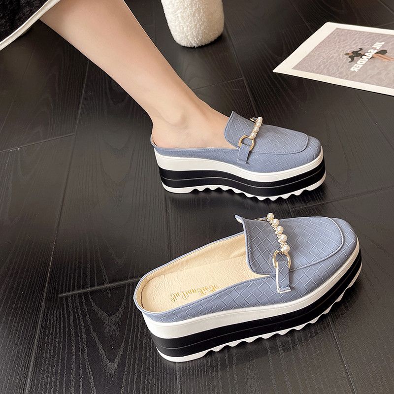 Giầy sục nữ da đế 7cm