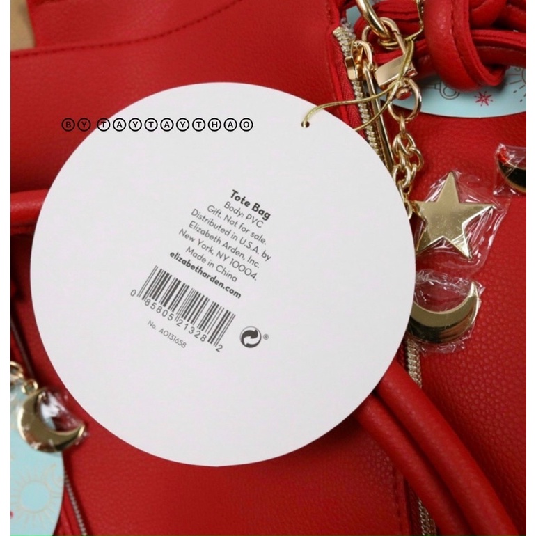 Túi Quai Xách, Đeo Vai Da Pu Size To Hãng Elizabeth Màu Đỏ