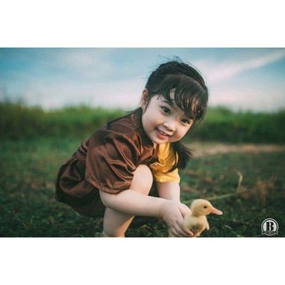 BỘ BÀ BA LỤA GHÉP CHO BÉ