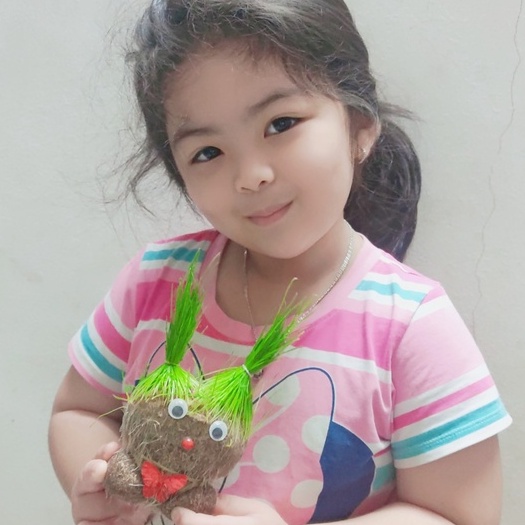 Búp Bê Đầu Hoa Cỏ Dễ Thương Trang Trí Phòng Bàn Làm Việc