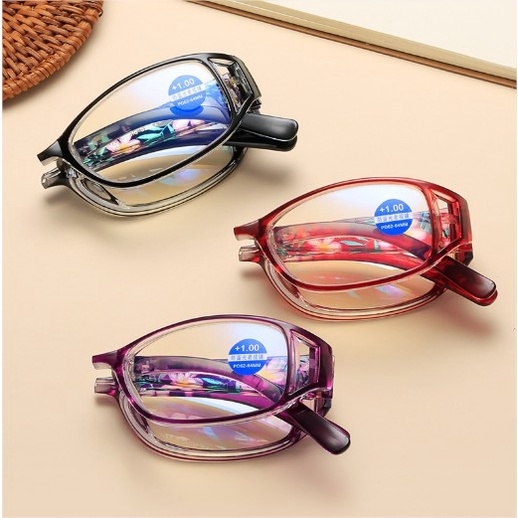 Kính lão kính viễn thị đọc gần gập gọn( hàng xả lỗi nhẹ mới 90-99%) tặng bao đựng đeo hông chuẩn độ cho các bà các mẹ
