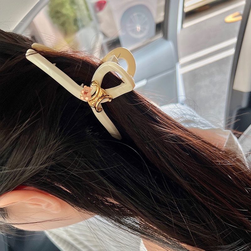 Kẹp Tóc Hình Cá Mập Cỡ Lớn Thiết Kế Tinh Tế Cao Cấp Thời Trang Cho Nữ