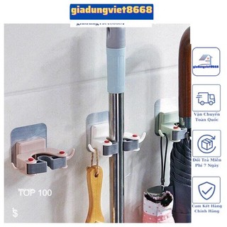 Giá treo chổi lau nhà đa năng_Móc treo chổi gắn tường tiện dụng