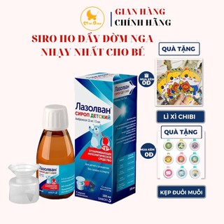 Siro ho long đờm lazolvan nga 100ml mẫu mới