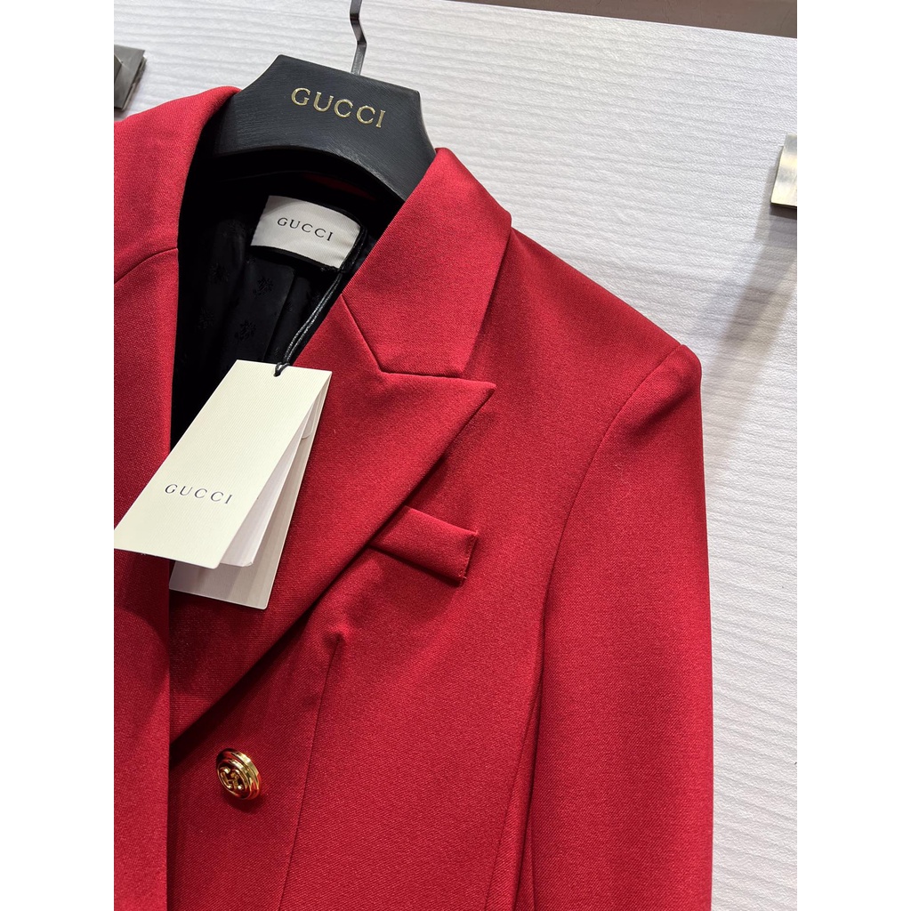 Áo khoác blazer dài tay thời trang cao cấp thương hiệu Gucci GC GG thiết kế sang trọng, cá tính