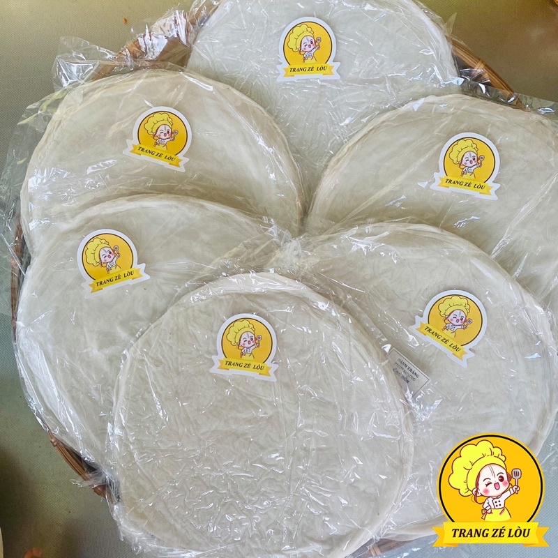 Bánh Tráng Phơi Sương Tròn Mỏng Dẻo🥞Thơm Ngọt Vị Bột Gạo🥞Ăn Vặt Trang Zé Lòu