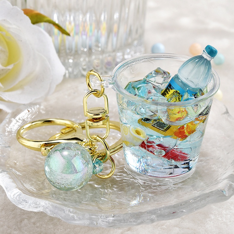 Móc Khóa Hình Ly Bia / Trà Sữa / Túi Xách Handmade Độc Đáo