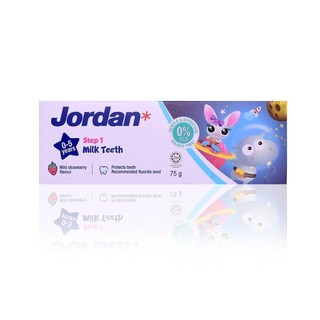 Combo 2 Kem đánh răng jordan cho bé Step 2 (6-12 TUỔI)