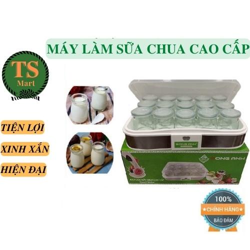 Máy làm sữa chua hương vị truyền thống- Tặng kèm 15 cốc thủy tinh Song Anh, nồi làm yogurt sữa chua