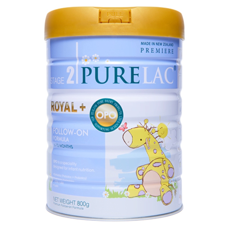 Sữa Purelac số 2 Lon 800gr giúp bé phát triển toàn diện Nhập Khẩu Newzealand Date 2025 - 1 Đổi 1 Nếu Lỗi NSX