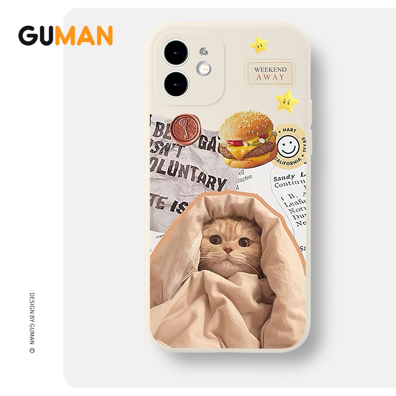 Ốp lưng GUMAN mềm nam nữ cặp đôi dễ thương đẹp cho iPhone 14 13 12 11 Pro Max SE 2020 X XR XS 8 7 6S 6 Plus kute XYB1241