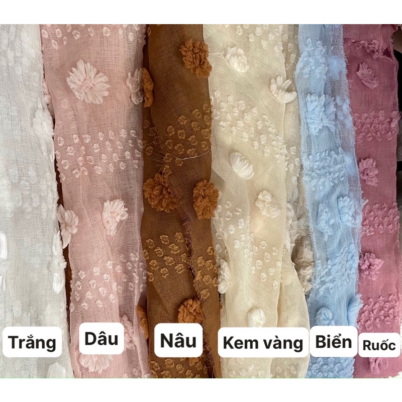 Vải xô bi gòn đủ màu