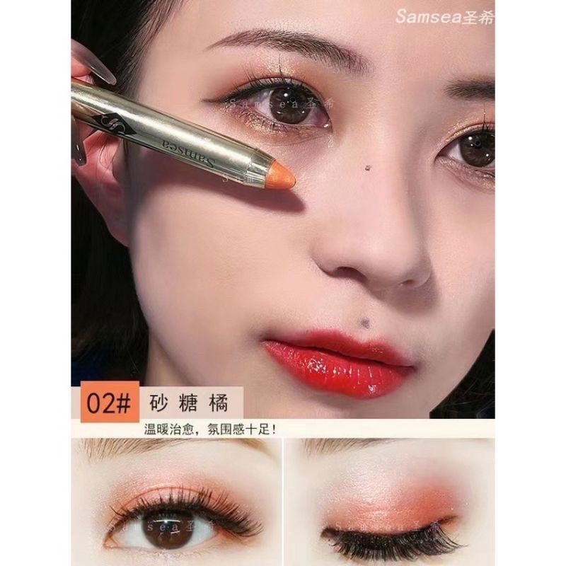 Bút phấn mắt hai đầu Nhũ Sáng Siêu Tiện Dụng