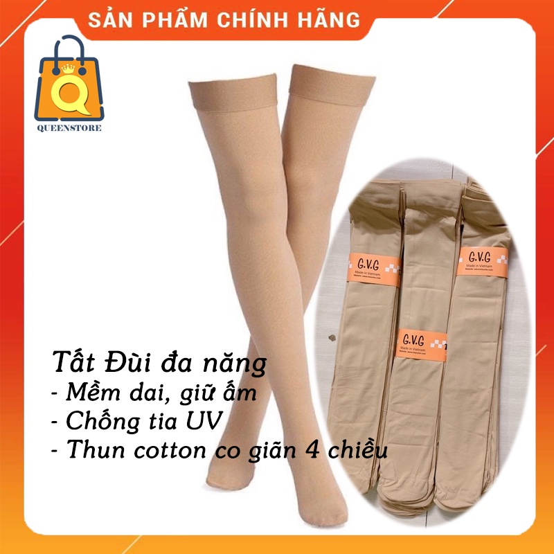 Tất Đùi - Vớ da chân dày dặn chống nắng bảo vệ da chân - QUEENS