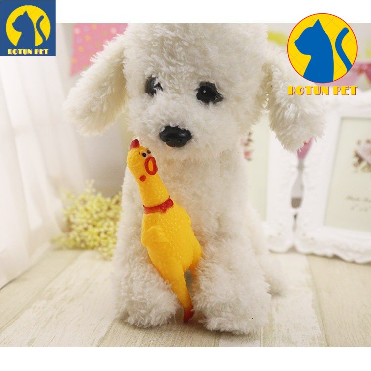 Đồ chơi hình gà phát ra tiếng kêu kích thước 16cm