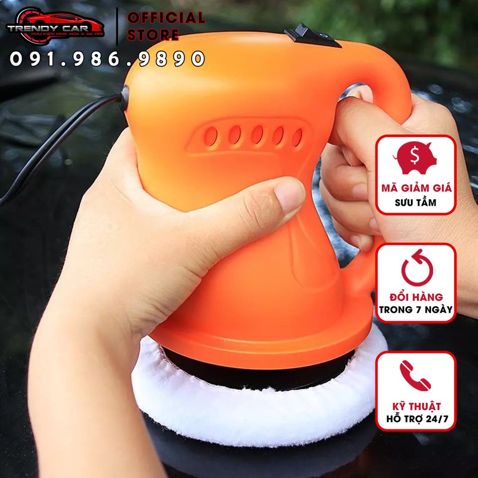 Máy đánh bóng xe hơi cầm tay 12v cắm tẩu sạc, dụng cụ đánh bóng ô tô đa năng cầm tay tiện lợi phụ kiện chăm sóc ô tô