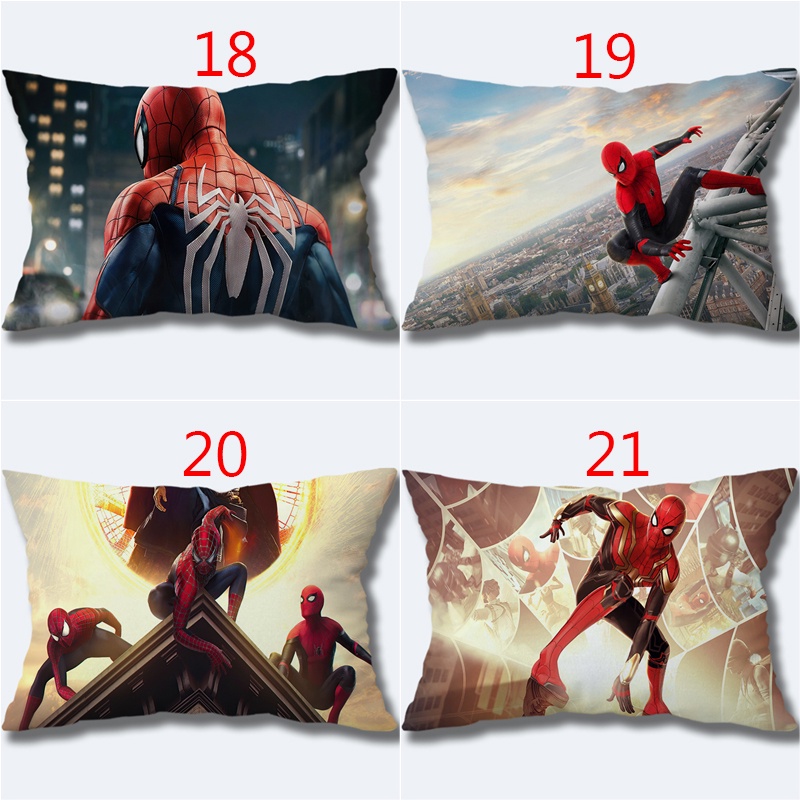 Spider-Man Polyester Gối Trường Hợp Siêu Anh Hùng Spider-Man Một Mặt In Polyester Xe Cushion Cover Trang Trí Nhà