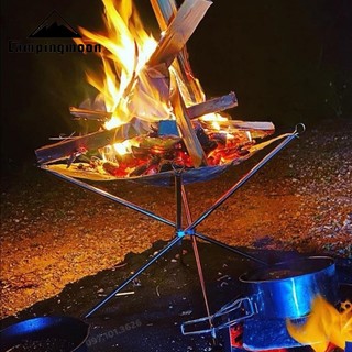[CHÍNH HÃNG] GIÁ ĐỐT THAN LỬA DÃ NGOẠI GẤP GỌN CAMPINGMOON MT-011/MT-012