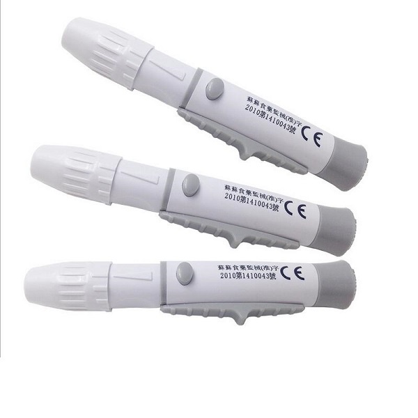 Bút lấy máu dành cho máy đo đường huyết dùng kim tròn - Mẫu ngẫu nhiên