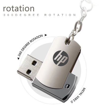 Hp Ổ Đĩa Flash USB 3.0 Dung Lượng Lớn 1GB 2GB 4GB 8GB 16GB 32GB 64GB 128GB 2TB Bằng Kim Loại Chống Thấm Nước