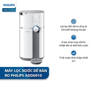  Máy lọc nước để bàn RO Philips ADD6910, Làm nóng nhanh 3s đáp ứng nhu cầu sử dụng nước lọc gia đình