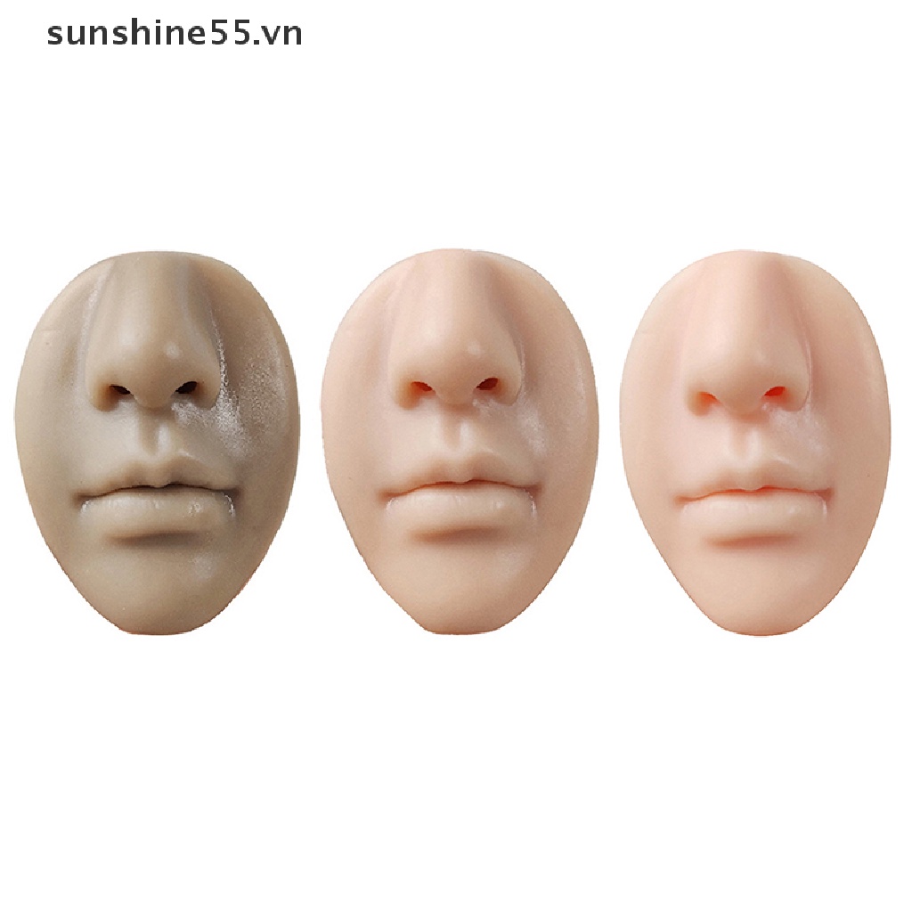 Mô Hình Mặt Trời 3D Bằng Silicone Dùng Thực Hành Xăm Môi / Mũi