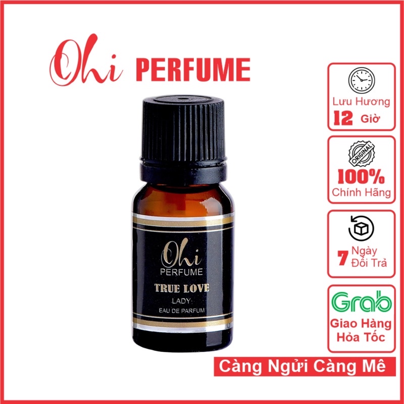 Nước Hoa Vùng Kín Chính Hãng - Ohi True Love 10ml -  Tinh Dầu Nước Hoa Vùng Kín - Mùi Hương Quyến Rũ Kích Thích Bạn Tình