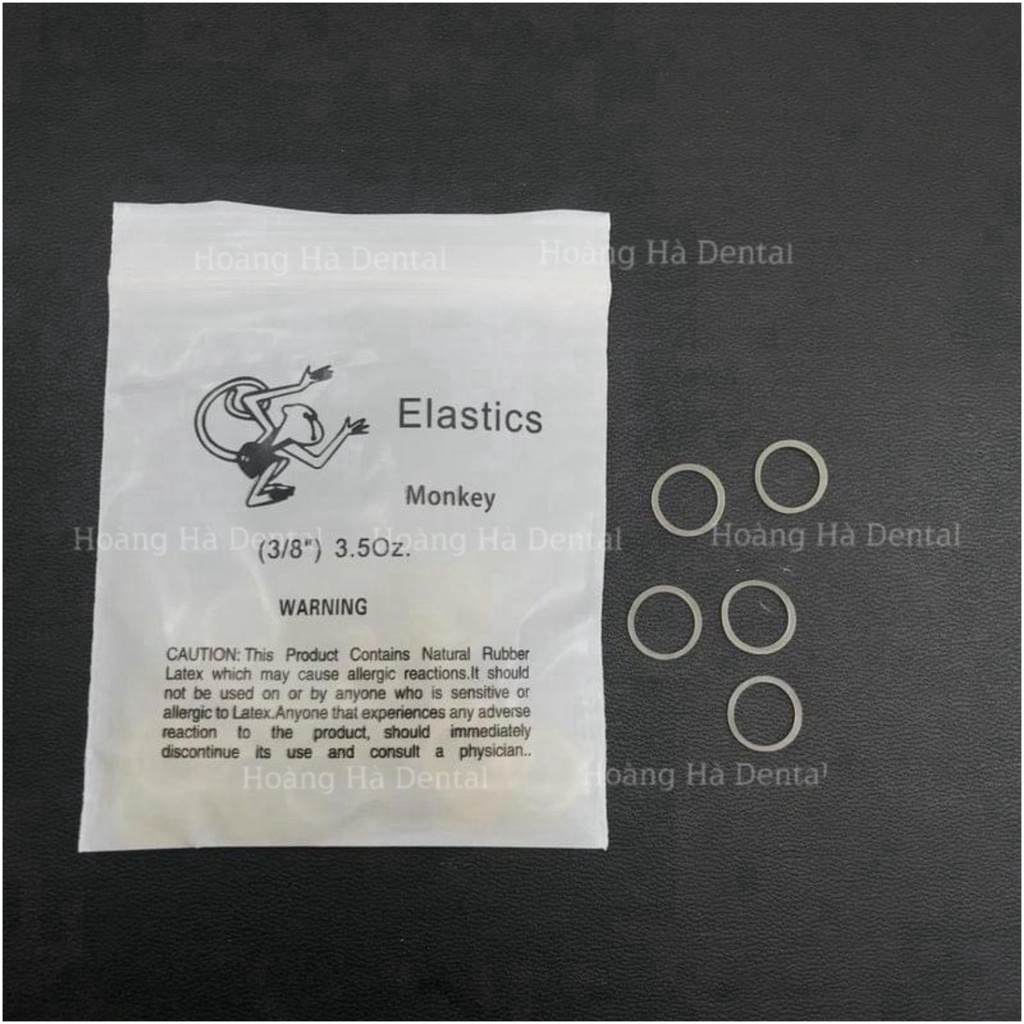 100 chun liên hàm chỉnh nha Chun kéo facemask Chun Kéo niềng răng lực 3.5oz 4.5oz 6.5oz -LC01