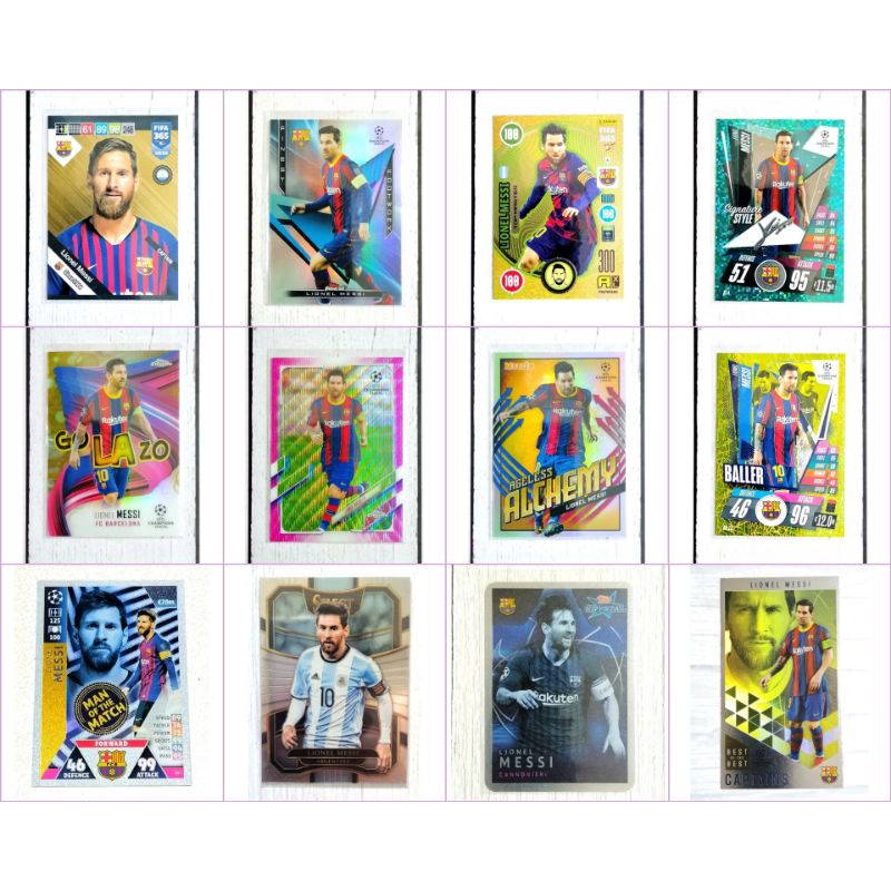 THẺ bóng đá & STICKERS Lionel MESSI (/) GOAT