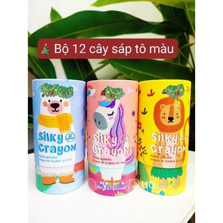 (Thanh lý nghỉ bán) Bộ 12 bút màu lụa