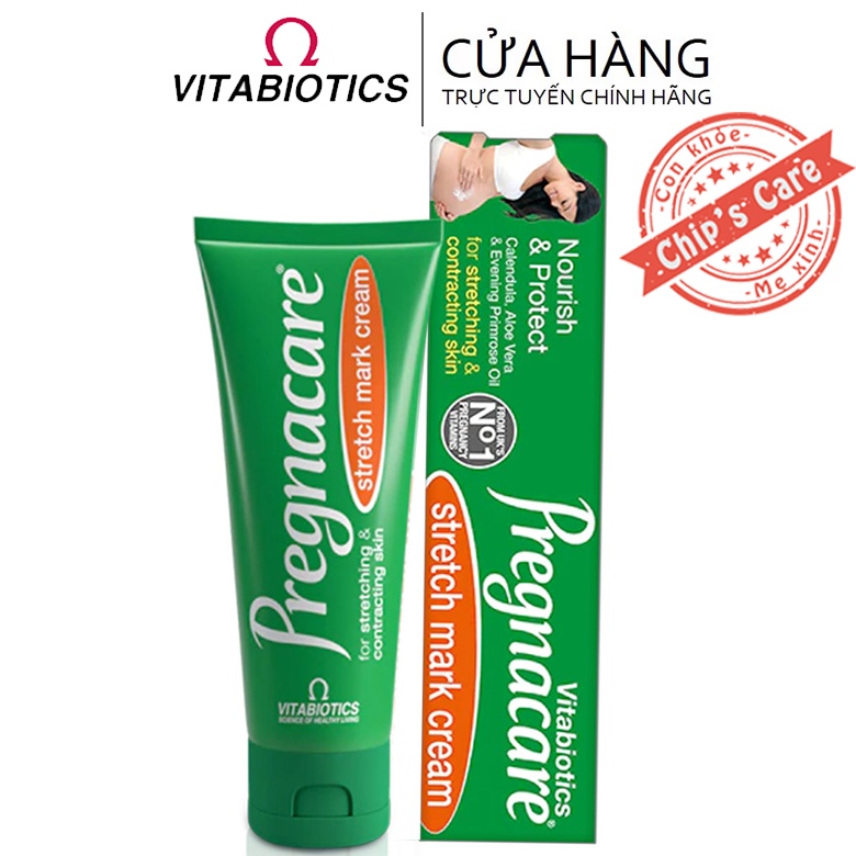 Kem Chống Rạn sẹo Vitabiotics Pregnacare Stretch Mark Cream 100ml cho mẹ bầu