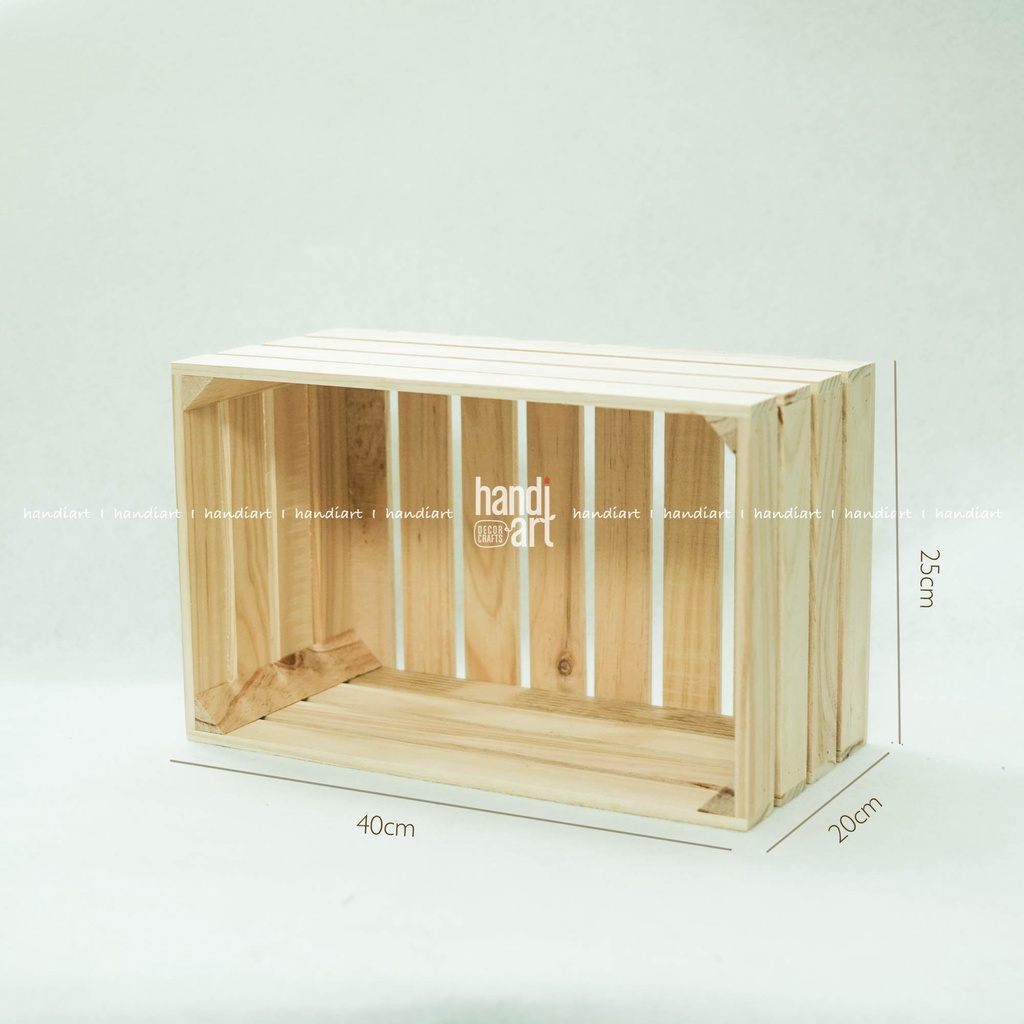 Kệ gỗ pallet decor trang trí - wooden pallet( 20x25x40cm)