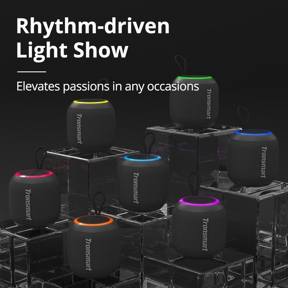 Loa bluetooth Tronsmart T7 Mini , Bluetooth 5.3, Công suất 15W, Chống Thấm Nước IPX7