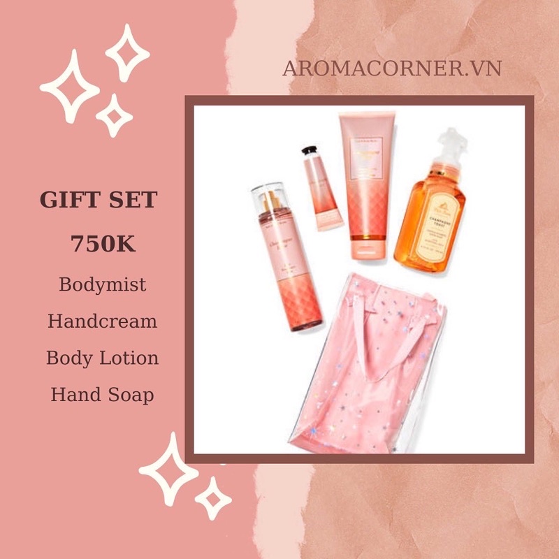 Sữa tắm, xịt thơm body, kem dưỡng body Bath&BodyWorks