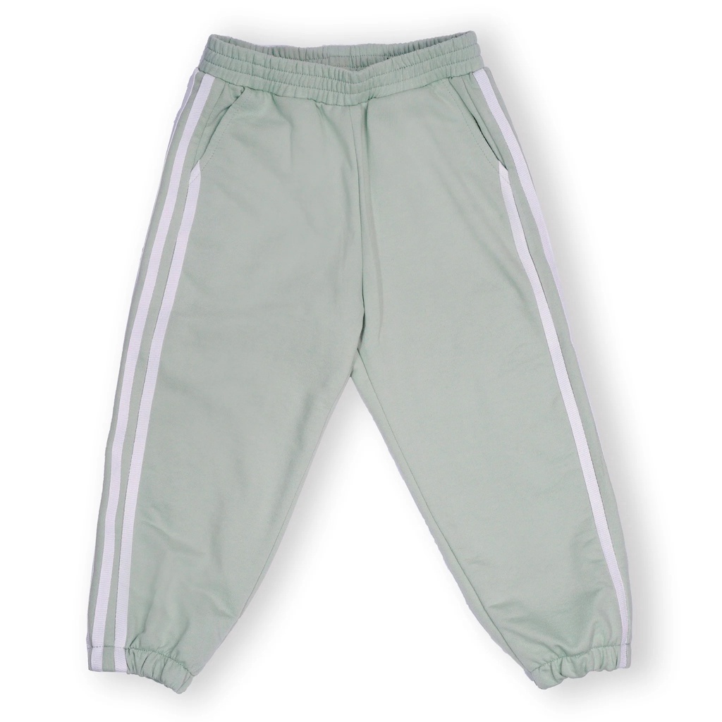 Quần dài trẻ em SAYME quần nỉ jogger thể thao bé trai bé gái bo gấu KCJO0012