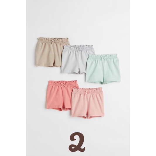 Set 5 quần bé trai, bé gái Hm