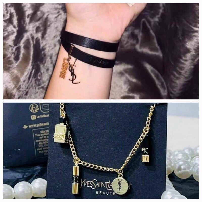 Vòng Chocker YSL Đeo 2 Kiểu